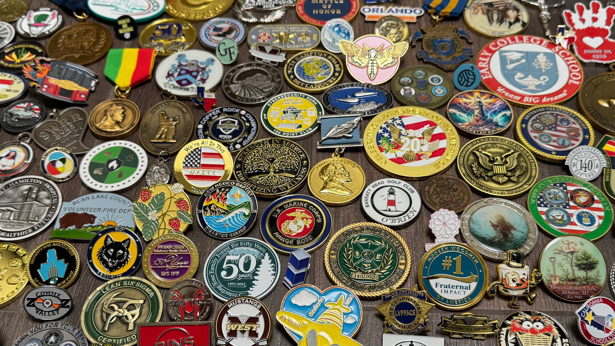Custom Lapel Pins, Coins & Medals