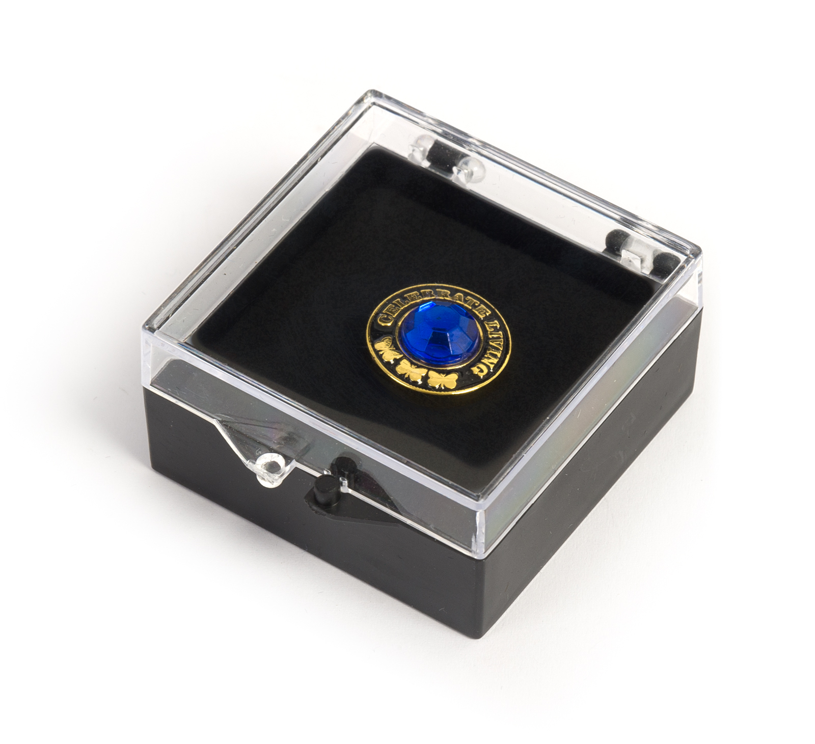 Clear acrylic box without print