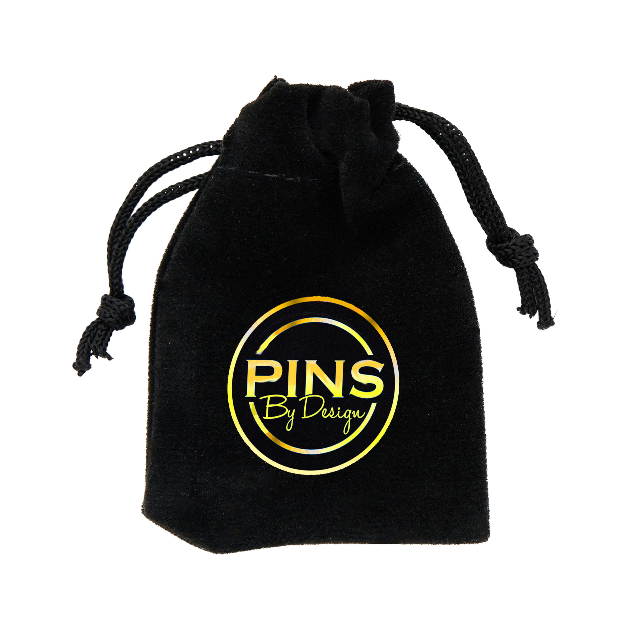 Velvet bag with print